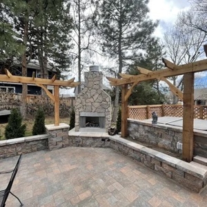 Patio with Fire Pit Photo
